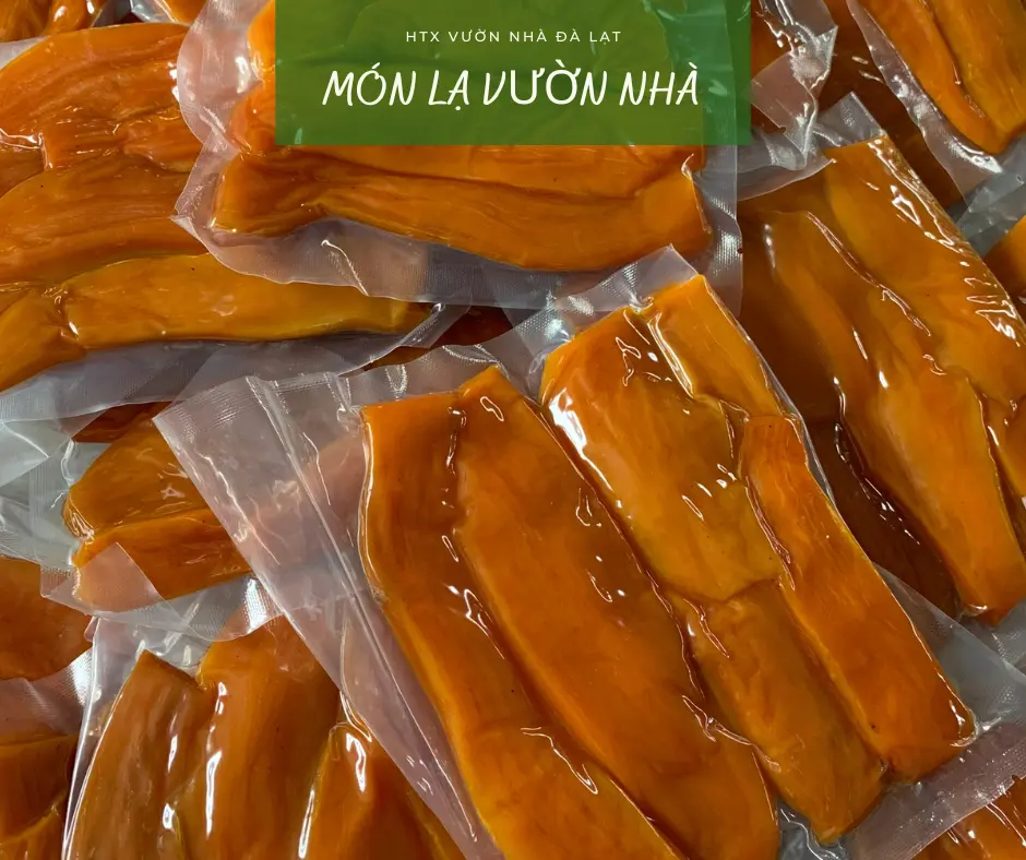 250g Khoai Lang Mật sấy dẻo - Vườn Nhà Đà Lạt - Snack Ăn Vặt