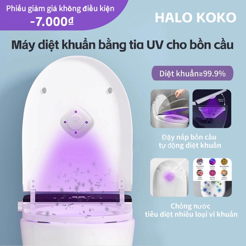 Máy Khử Khuẩn Tiệt Trùng UV Và Tạo Mùi Thơm Cho Bồn Cầu WC 0