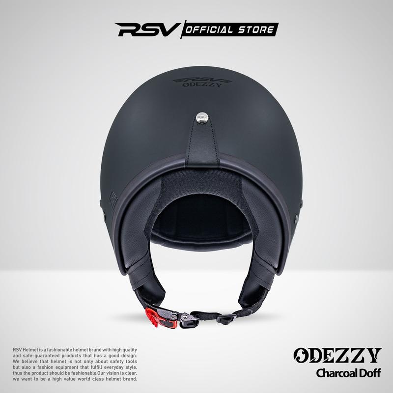 HELM RSV ODEZZY SOLID CHARCOAL DOFF 4