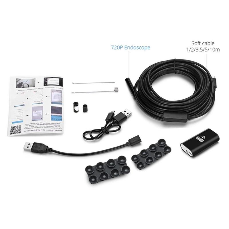 Product Introduction of Camera nội soi WiFi, Đường kính 8MM, 8LED, Độ phân giải 720P 2.0MP, Ống soi kiểm tra công nghiệp, Chống thấm nước IP67, Tương thích với iPhone 0