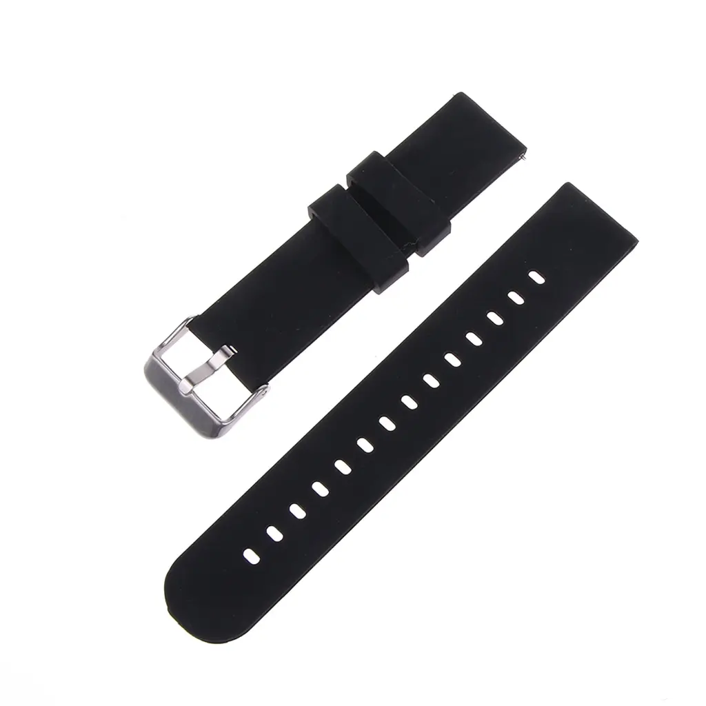 Dây đeo thay thế có thể điều chỉnh, 22 / 20mm, Chất liệu silicon thể thao, Mềm mại và không thấm nước, Vòng đeo tay Dây Đeo Cổ Tay, Có thể giặt được, Thiết kế tháo nhanh