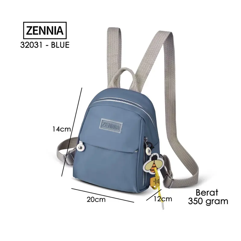 Tas Ransel Mini Zennia 32031 Multifungsi Motif Terbaru Tas Kecil Fashion 7
