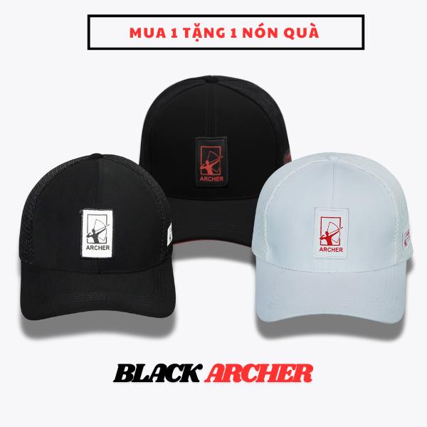 (mua 1 tặng 1 quà) mũ lưỡi trai, nón kết vành cong full đen logo băn cung , CHANG.CAP nón  ket Hat 8
