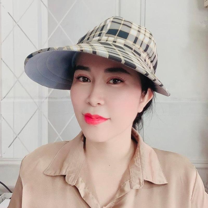 Kim yến -mũ chống nắng kèm khẩu trang- nón chống nắng- mũ nón chống nắng rộng vành che nắng tránh sạm nám tàn nhang khi đi ngoài trời  _Kim Thanh - Sỉ Váy Chống Nắng 9