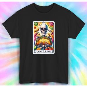 Taco Tuesday Skeleton T-Shirt | Funny Mexican Food Tee | Cinco de Mayo Shirt