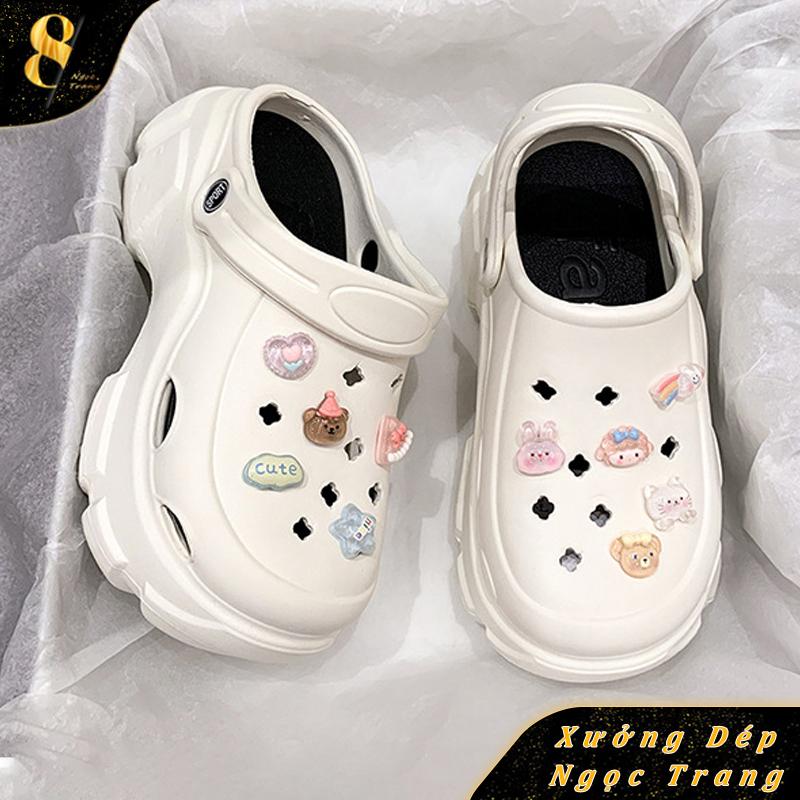 Giày Coros Đế Xuồng Dành Cho Nữ Hàng Mới Về Mùa Hè Dễ Phối Đồ Phong Cách Thu đông Ngọt Ngào Làm Bằng Eva chống Trơn Trượt Dép Cao Gót La Mã DéP Shoes dép babydoll DéP Sandal dép mây