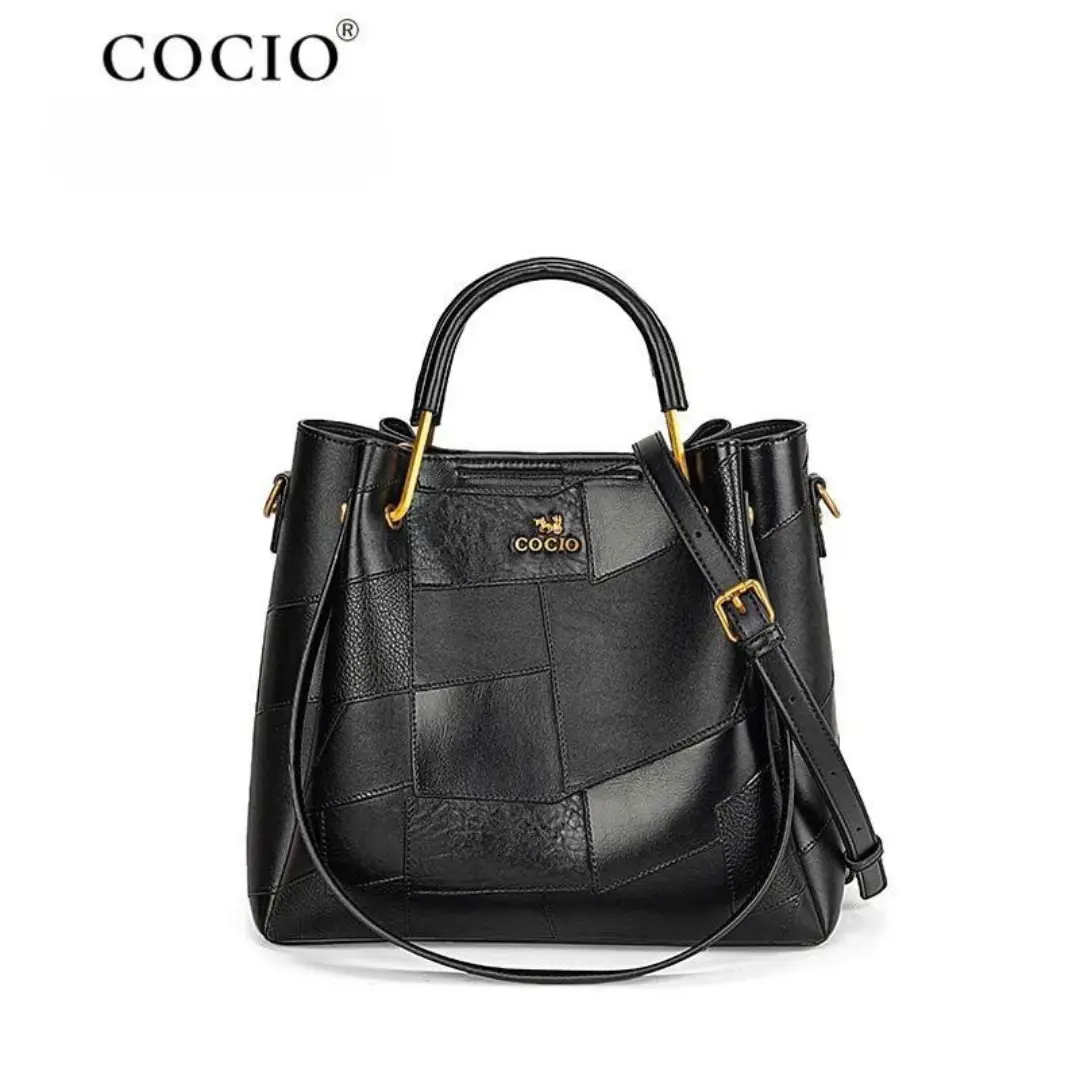 (Tặng Ví) CC091 - Túi Xách Nữ COCIO Phong Cách Sang trọng, Đẳng cấp, Thời thượng. Túi Xách Đeo Chéo, Đeo Vai Bag Da Nhung