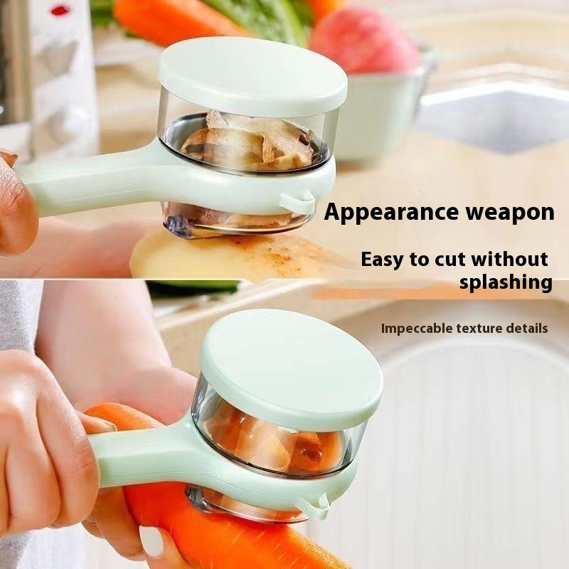 Multifunctional Paring Knife Storage Type Household Kitchen Dedicated Fruit Potato Peeling Artifact Fruit Peeler Utensils 5