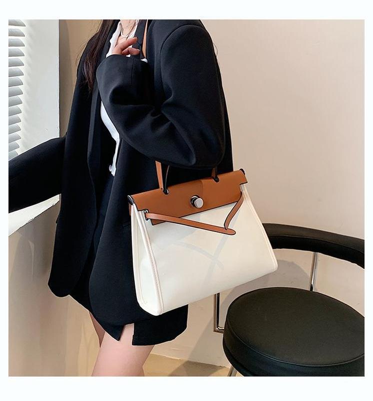 Product Introduction of Summer Women's Shoulder Bag Women's Bag Cross-Border Pu Niche Black High-Grade Tote Bag Messenger Bag Popular Bag 27
