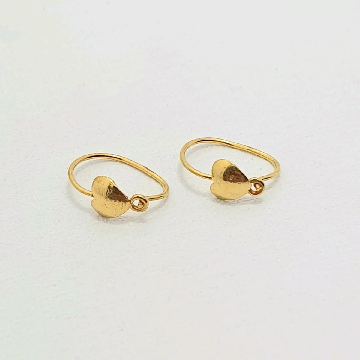 Anting Knip Bayi Emas Muda Love Polos 1/4 Gram