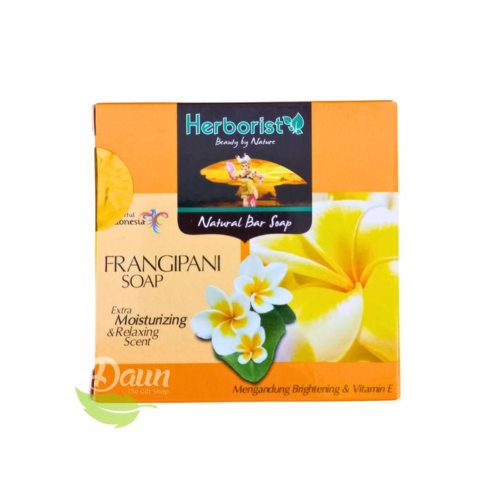 Gambar Sabun Natural Herborist Frangipani 80 gr dari Daun The Gift Shop Kab. Badung Tokopedia
