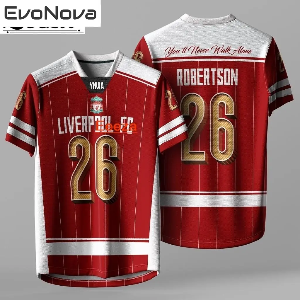 CUSTOMIZE LIVERPOOL FC JERSEY LFC NFL EDITION Jersey Baju Tshirt Short Sleeves Thailand Viral Free Custom Name Number