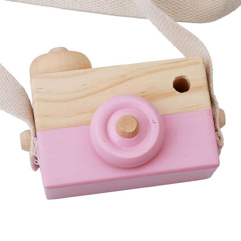 Product Introduction of Mini Cute Wood Camera Safe Natural Toy For Baby Children Fashion Clothing Accessory Toys Birthday Christmas Holiday Gifts ge digicam 16