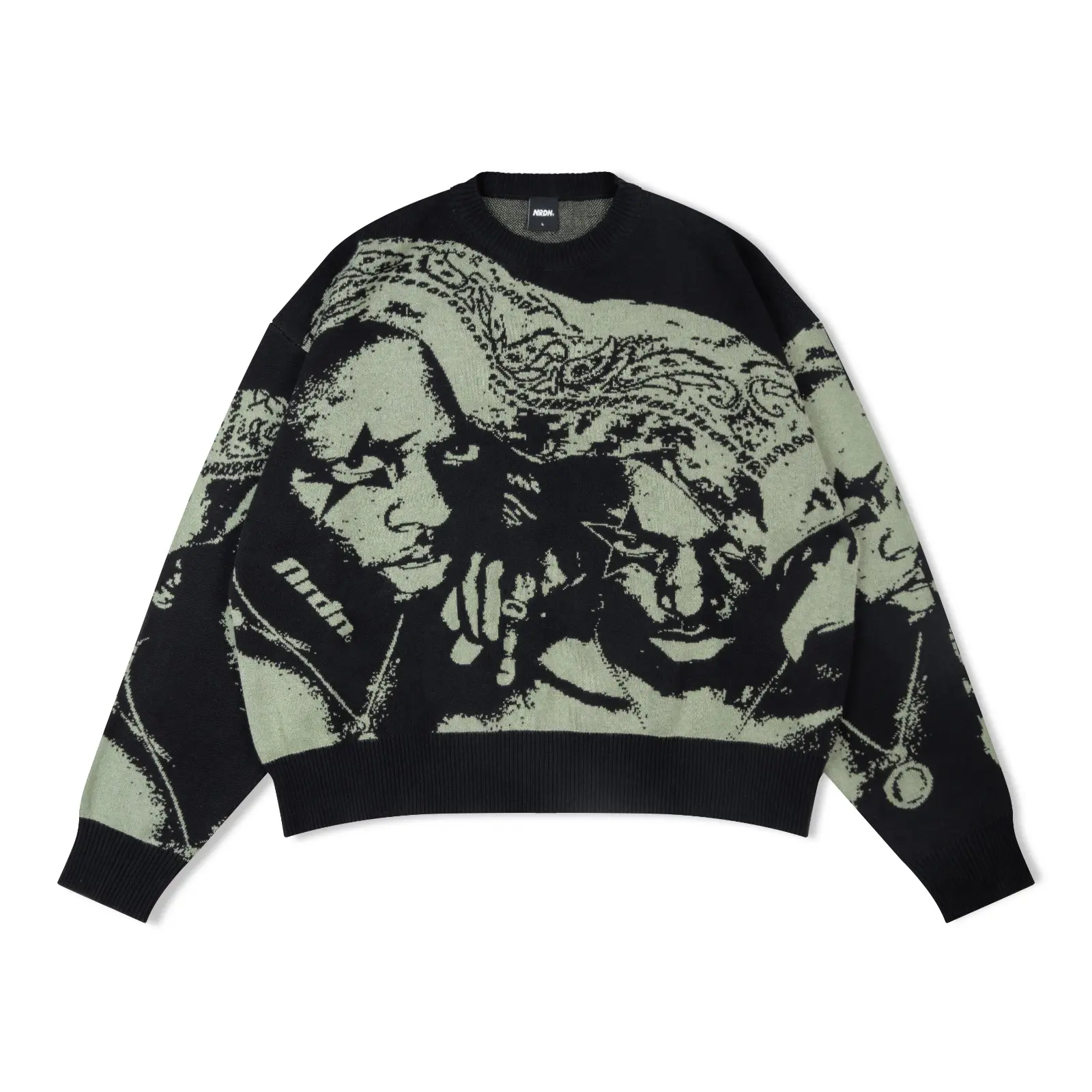 NRDN Clothing Sweater Cardigan EDGE  KNITWEAR BOXY