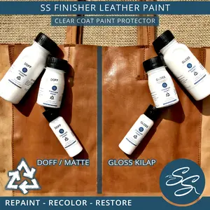 SS Finisher Leather Paint Clear Coat Paint Protector - Clear Doff & Gloss