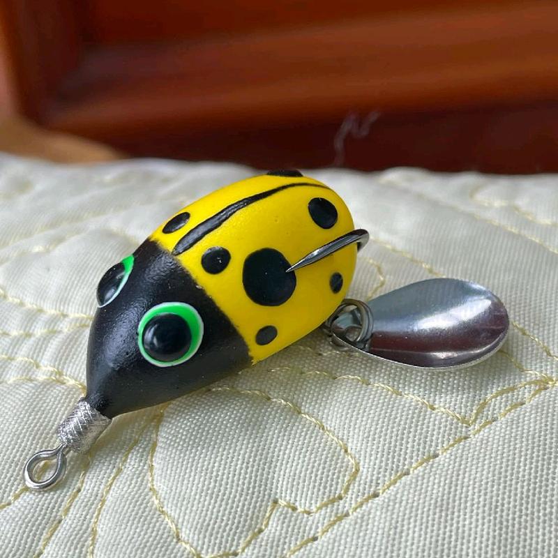  mồi câu cá nhái hơi Bọ Rùa body mềm mại được làm từ cao su thái lan bền bỉ Bắt Cá Fishing Đi Câu 