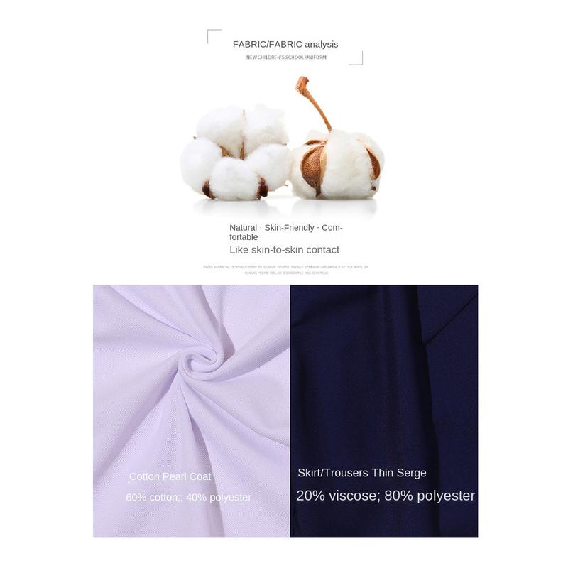Product Introduction of New Summer Uniform Set for Primary School Students, Kindergarten Sports Style Fashion School Uniform, Group Performance Costume 6