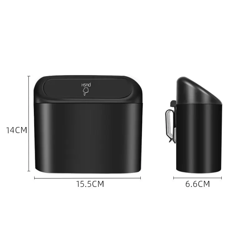 Thùng Đựng Rác Xe Hơi - Thùng Rác Mini Để Trên Ô Tô - Thùng Rác Ô Tô Có Logo Xe - Chất Liệu Nhựa ABS Cao Cấp 4