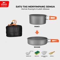 Gambar SPEEDS Alat Masak Camping 2in1 Piknik Portable Multifungsi Kebutuhan Luar Ruangan 003-200 - 003-201 SET dari Speeds Platinum Store Kota Surabaya 4 Tokopedia