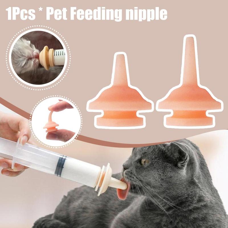 Product Introduction of Núm vú cho thú cưng cho ăn, dành cho chó và mèo, Thích hợp cho chuột Hamster, thỏ, mèo con và chó con, với núm vú giả, P8R6, Hàng mới về 20