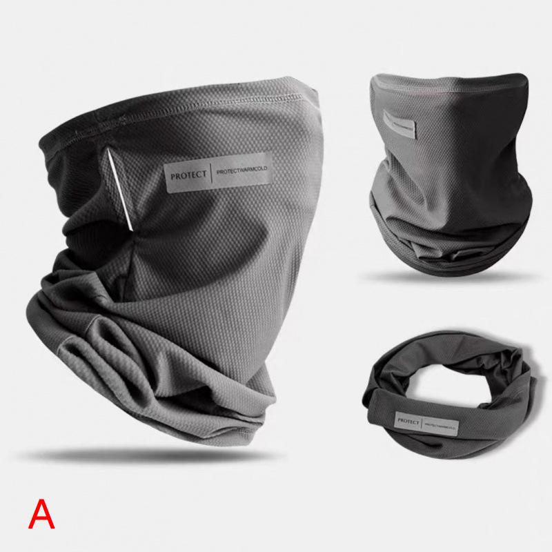 Product Introduction of Khẩu Trang Chống Nắng Lụa Lạnh Mùa Hè, Dành Cho Nam Và Nữ, Khẩu Trang Đi Xe Đạp Ngoài Trời, Màu Trơn Quấn Cổ Chống Tia UV, Khăn Quàng Cổ Khăn Quàng Tai, Thích Hợp Để Chống Nắng Bi 22