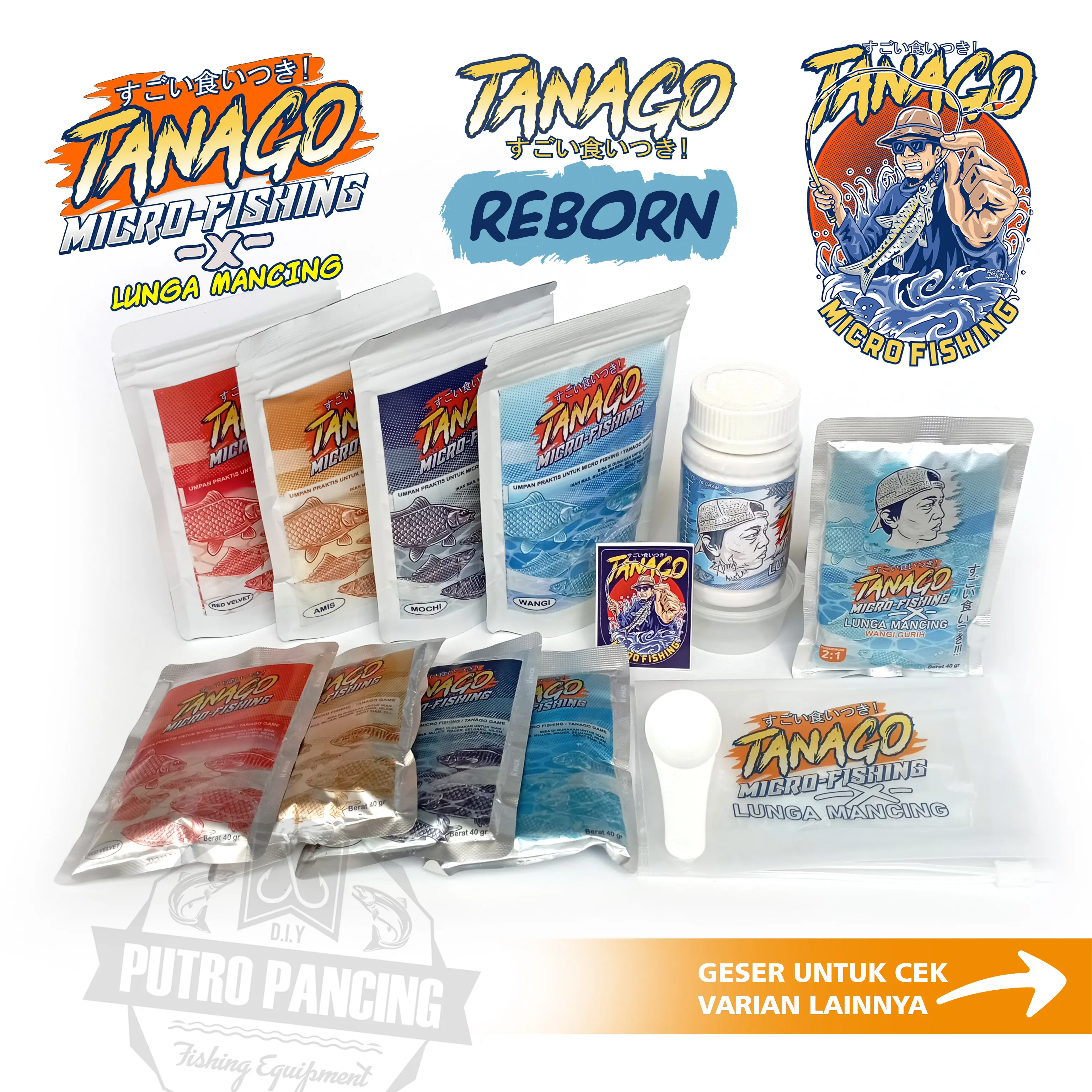 Umpan Tanago Micro Fishing X Lunga Mancing Series LM series Tegek