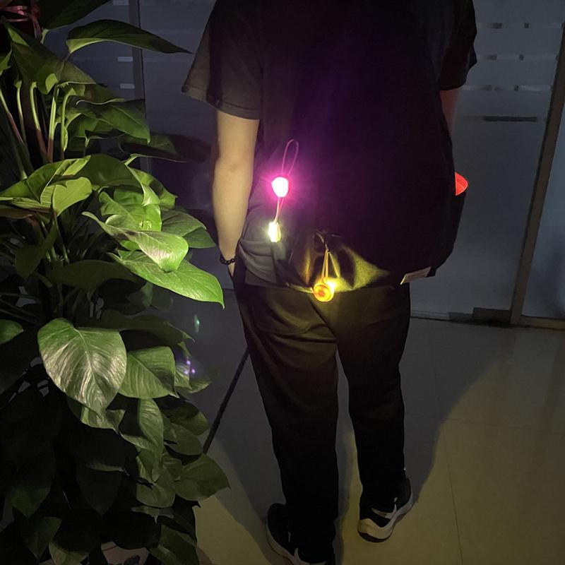 Outdoor Silicone Backpack Warning Light Mini Bicycle Light For Night Riding Easily Bicycle Safety Light Rear LED Taillight For Cycling #471419 2