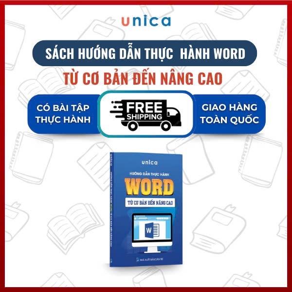 Sách hướng dẫn thực hành Word từ cơ bản đến nâng cao: Tặng kèm tài liệu học