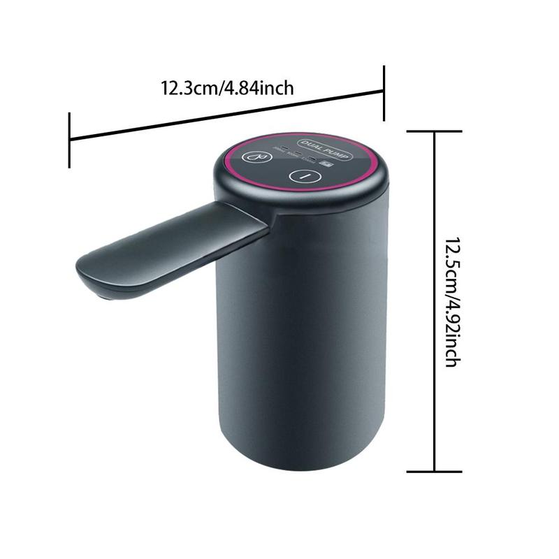 Product Introduction of USB Rechargeable Water Jug Dispenser, Portable Bottle Pump with Adjustable Flow, Water Dispenser for Home & Office Use, Kitchen 8