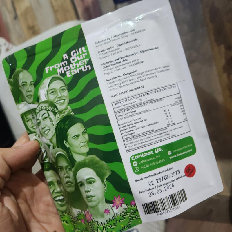Product Introduction of Kacang Kenari Timurasa NIH Rasa Wasabi / Kenari Nut Timurasa NIH Wasabi 50g cemilan food snacks  cemilan food Diet Makanan 1
