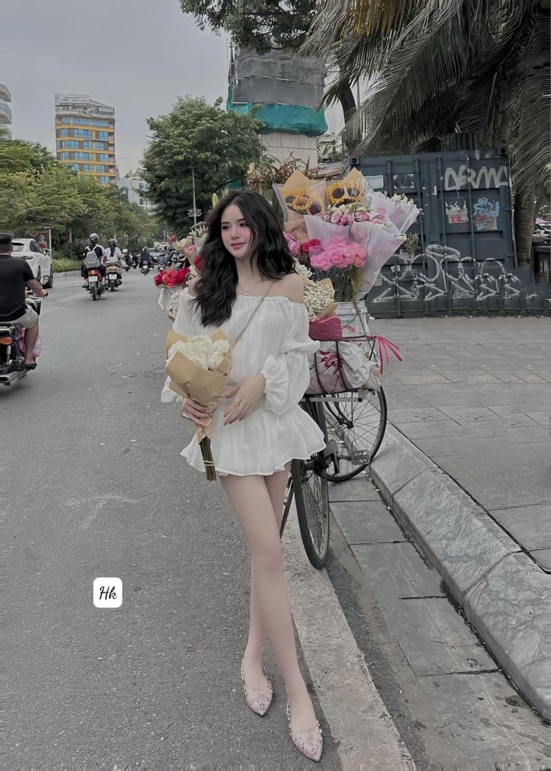 Product Introduction of SÉT TRỄ VAI TAY BỒNG  SANG CHẢNH Top Women Nữ Áo 5