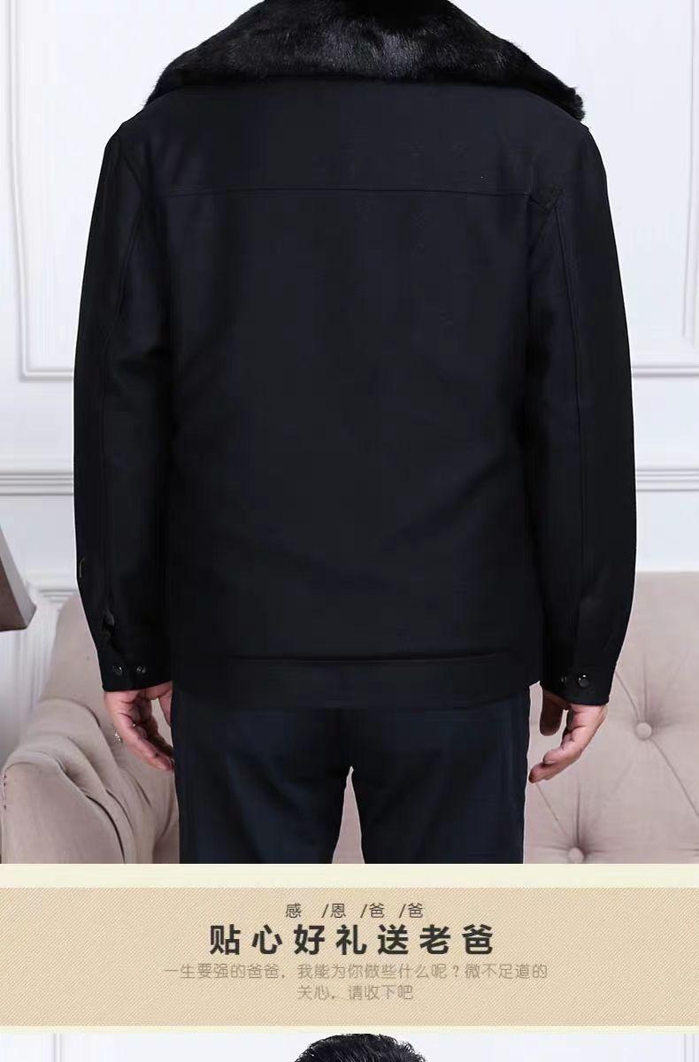 Product Introduction of Quần Áo Mùa Đông Cho Bố Trung Niên Và Người Già, Quần Áo Cotton Cho Nam, Áo Khoác Nhung Dày Có Đệm Cho Người Già， Menswear， Jacket， Dài Tay 6