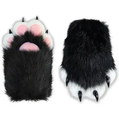 4PCS Therian Stuff Y2K Clothes,Therian Gloves,Knitted