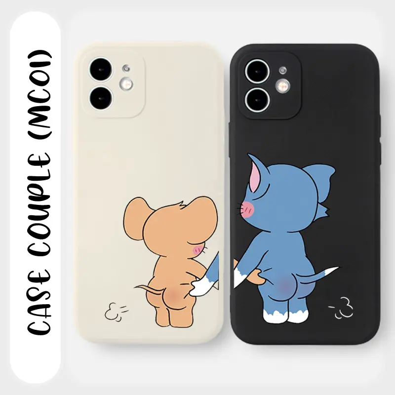 Softcase Macaron (MC01) Couple For All Type A57 2022 Poco M4 Pro Redmi Note 10 Y22 Y16 Y35 A17 Y21s Y12s Y15s Y33s Y75 5g Case Casing Hardcase Cover