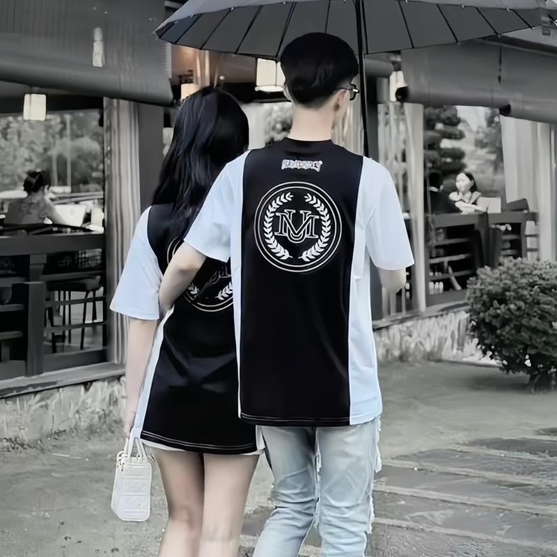 Áo An Thuyên MU - in 2 mặt - vải thun co dãn Cotton Nam Menswear Cổ Tròn Áo Thun Top