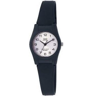 Q&Q Original Jam Tangan Remaja VQ03 & VQ87 Series - Karet- Hitam Kaca Rubber 1