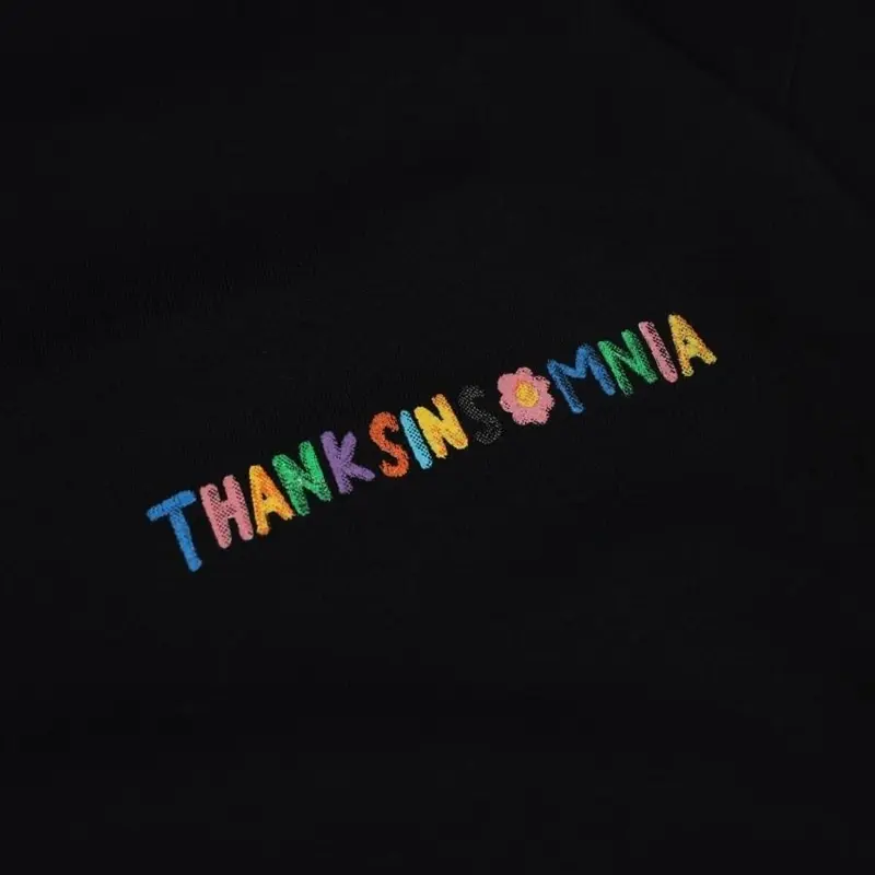 JN Tshirt Miorine Black Thanksinsomnia / Crew-neck fashion unisex T-shirt Menswear Top Kaos Baju Atasan Distro 4