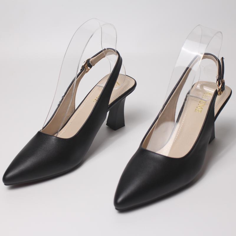 Sục nữ MŨI NHỌN QUAI HẬU, cao 5cm và 7cm, dế cao su non chống trơn trượt, hàng chuẩn size Shoes ĐếCao DéP GiàY hởgót guốcbệt guốc quaihậu Women