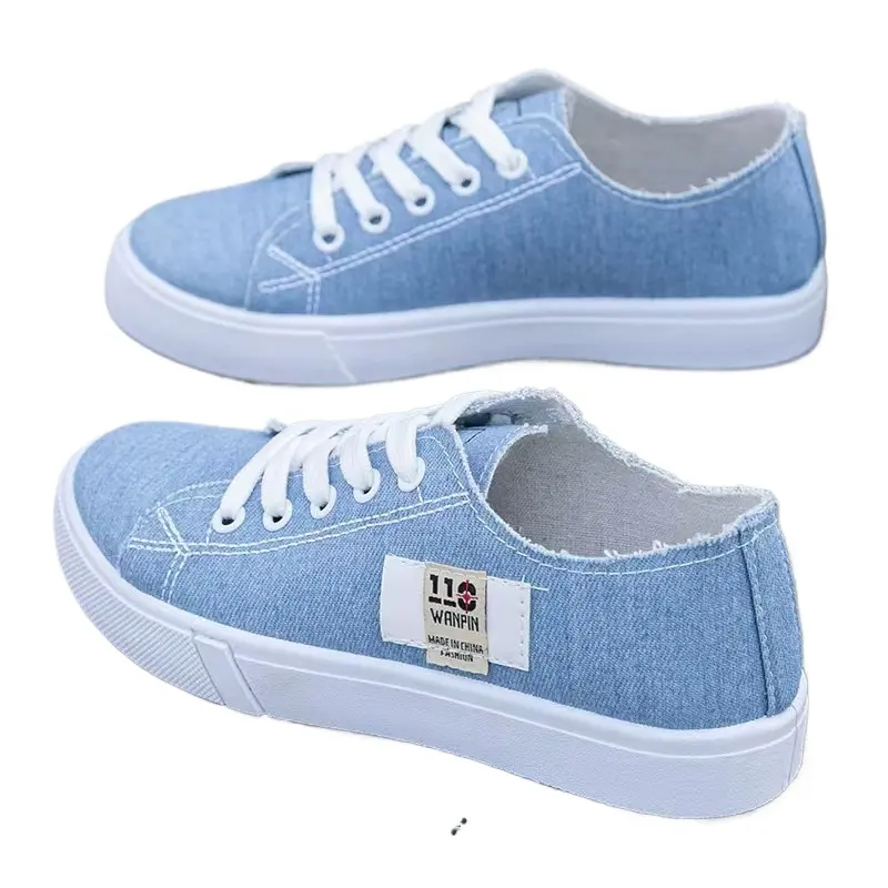Canvas Women's Shoes New Versatile Flat-soled Cloth Shoes Thin Single Shoes Fashion Casual Student Board Shoes Walking Shoes Sports Shoes Trainers Training Runner Sneakers Girl Running Closed Athletic Footwear