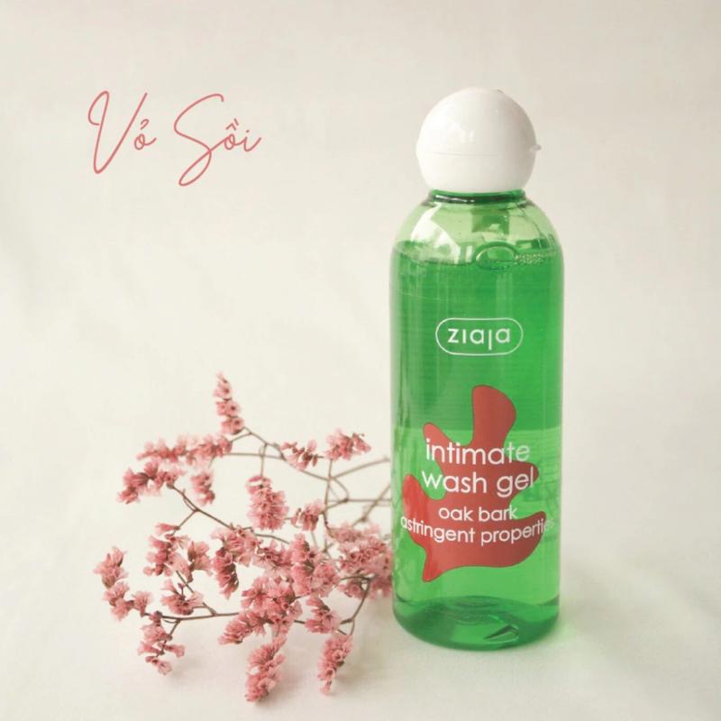 Dung dịch vệ sinh phụ nữ Intimate Ziaja Vỏ sồi giúp cân bằng độ pH tự nhiên, dưỡng ẩm sâu, làm dịu nhẹ, se khít, chai 200ml 5