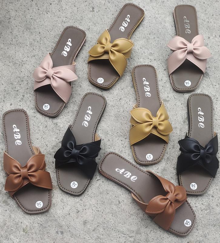 bệt nữ nơ, đế cao su chống trơn trượt DéP Shoes GiàY Women Jean 06 - Đen bet banh mi nux chéo dép miu chữ quai dép 2 be dép bệt depnuhottrend 2023 kieu đi biển bit giay giày dep nu nuxinh mong cam xinh tông