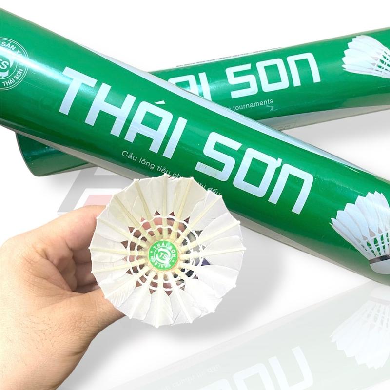 Cầu lông Thái Sơn ống 10 quả chuẩn thi đấu giá rẻ, cầu Thái Sơn Vợt Cầu Lông Sport 2