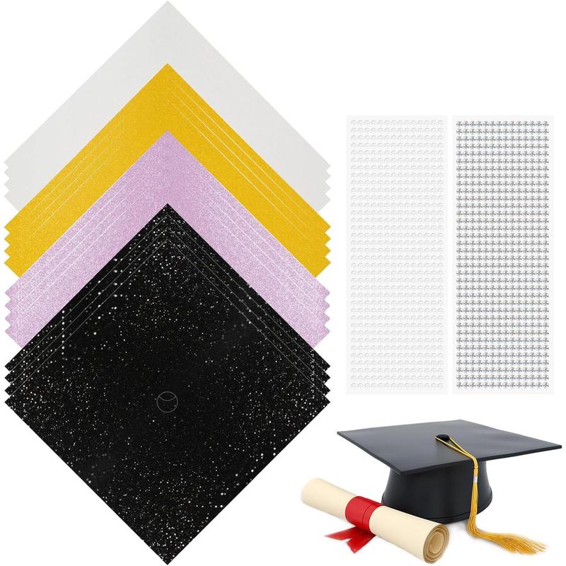 2025 Upgrade Graduation Cap Decorations kit,Includes 16 count ...