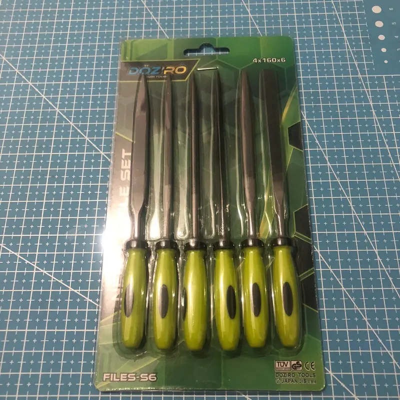 Kikir Isi 6 pcs Berkualitas atau Set Alat Kikir Emas,Besi,Gergaji DLL Logam 0