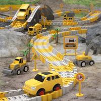 Gambar BESTY 305Pcs DIY Mobil Mainan Track Elektrik Set Construction City Truck Konstruksi Mainan Menyenangkan Mobil Mainan Rekayasa Perakitan - 135Pcs Set dari BESTY Online Mall Kab. Tangerang 5 Tokopedia