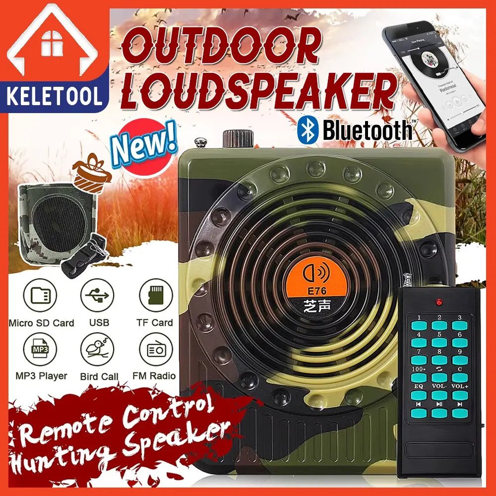 35W hunting speaker MP3 player audio speaker bird caller bird trap radio speaker speaker hunting bluetooth speaker