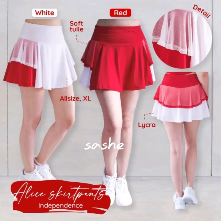 Alice Skirtpants Independence Rok Olahraga Zumba Yoga Wanita