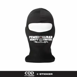 Masker Balaclava Netral Pemuda Hijrah Varity Destroyer Desain Terbaru Simpel Model Face Mask Ninja Sablon Dtf Reflektif Bisa Menyala Memantulkan Cahaya by Inzavibe SJ2