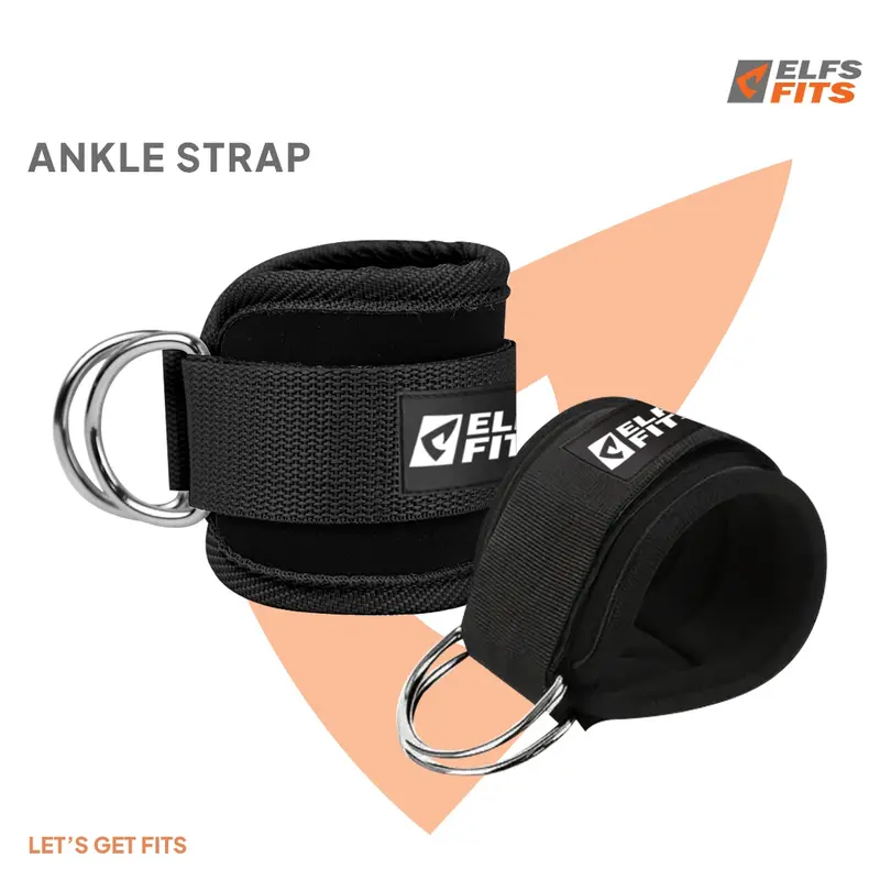 ELFS FITS Ankle Strap Weight Lifting Leg Strength Trainer Gym Fitness 0