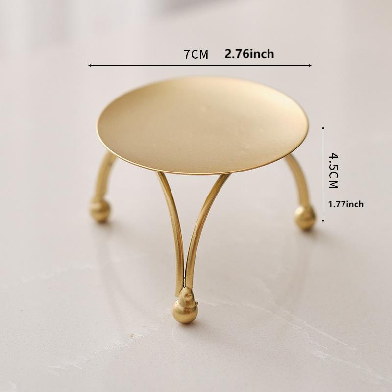 Product Introduction of Candle Holder without Candle, 1 Count Exquisite Modern Candle Holder, Decorative Ornament for Home Living Room Bedroom, Home Decor 1